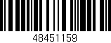 Código de barras (EAN, GTIN, SKU, ISBN): '48451159'