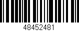 Código de barras (EAN, GTIN, SKU, ISBN): '48452481'