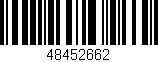 Código de barras (EAN, GTIN, SKU, ISBN): '48452662'