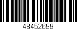 Código de barras (EAN, GTIN, SKU, ISBN): '48452699'