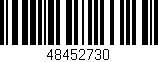 Código de barras (EAN, GTIN, SKU, ISBN): '48452730'