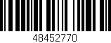 Código de barras (EAN, GTIN, SKU, ISBN): '48452770'