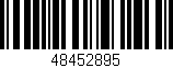 Código de barras (EAN, GTIN, SKU, ISBN): '48452895'