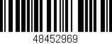 Código de barras (EAN, GTIN, SKU, ISBN): '48452969'