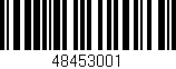 Código de barras (EAN, GTIN, SKU, ISBN): '48453001'