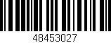 Código de barras (EAN, GTIN, SKU, ISBN): '48453027'