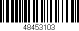 Código de barras (EAN, GTIN, SKU, ISBN): '48453103'
