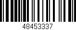 Código de barras (EAN, GTIN, SKU, ISBN): '48453337'