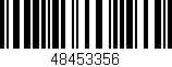 Código de barras (EAN, GTIN, SKU, ISBN): '48453356'