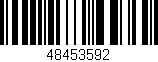 Código de barras (EAN, GTIN, SKU, ISBN): '48453592'