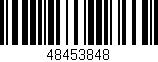 Código de barras (EAN, GTIN, SKU, ISBN): '48453848'