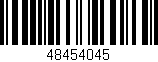 Código de barras (EAN, GTIN, SKU, ISBN): '48454045'