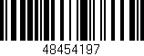 Código de barras (EAN, GTIN, SKU, ISBN): '48454197'