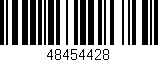 Código de barras (EAN, GTIN, SKU, ISBN): '48454428'