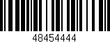 Código de barras (EAN, GTIN, SKU, ISBN): '48454444'