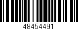 Código de barras (EAN, GTIN, SKU, ISBN): '48454491'