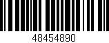 Código de barras (EAN, GTIN, SKU, ISBN): '48454890'