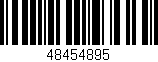 Código de barras (EAN, GTIN, SKU, ISBN): '48454895'