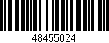 Código de barras (EAN, GTIN, SKU, ISBN): '48455024'