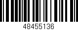 Código de barras (EAN, GTIN, SKU, ISBN): '48455136'