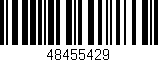 Código de barras (EAN, GTIN, SKU, ISBN): '48455429'