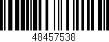 Código de barras (EAN, GTIN, SKU, ISBN): '48457538'
