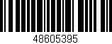 Código de barras (EAN, GTIN, SKU, ISBN): '48605395'
