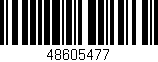 Código de barras (EAN, GTIN, SKU, ISBN): '48605477'