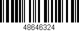 Código de barras (EAN, GTIN, SKU, ISBN): '48646324'