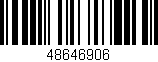 Código de barras (EAN, GTIN, SKU, ISBN): '48646906'