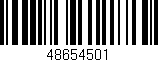 Código de barras (EAN, GTIN, SKU, ISBN): '48654501'