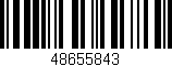 Código de barras (EAN, GTIN, SKU, ISBN): '48655843'