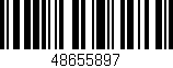 Código de barras (EAN, GTIN, SKU, ISBN): '48655897'