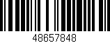 Código de barras (EAN, GTIN, SKU, ISBN): '48657848'