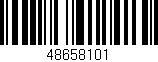 Código de barras (EAN, GTIN, SKU, ISBN): '48658101'