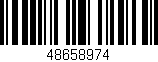 Código de barras (EAN, GTIN, SKU, ISBN): '48658974'