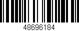 Código de barras (EAN, GTIN, SKU, ISBN): '48696184'