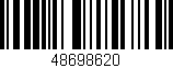 Código de barras (EAN, GTIN, SKU, ISBN): '48698620'