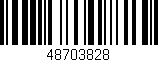 Código de barras (EAN, GTIN, SKU, ISBN): '48703828'