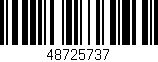 Código de barras (EAN, GTIN, SKU, ISBN): '48725737'