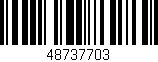 Código de barras (EAN, GTIN, SKU, ISBN): '48737703'