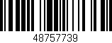 Código de barras (EAN, GTIN, SKU, ISBN): '48757739'