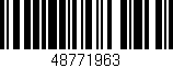 Código de barras (EAN, GTIN, SKU, ISBN): '48771963'