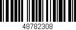 Código de barras (EAN, GTIN, SKU, ISBN): '48782308'