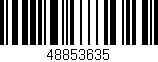 Código de barras (EAN, GTIN, SKU, ISBN): '48853635'