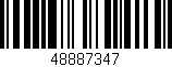 Código de barras (EAN, GTIN, SKU, ISBN): '48887347'
