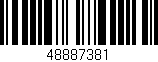 Código de barras (EAN, GTIN, SKU, ISBN): '48887381'