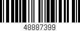 Código de barras (EAN, GTIN, SKU, ISBN): '48887399'