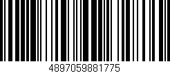 Código de barras (EAN, GTIN, SKU, ISBN): '4897059881775'
