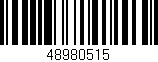 Código de barras (EAN, GTIN, SKU, ISBN): '48980515'